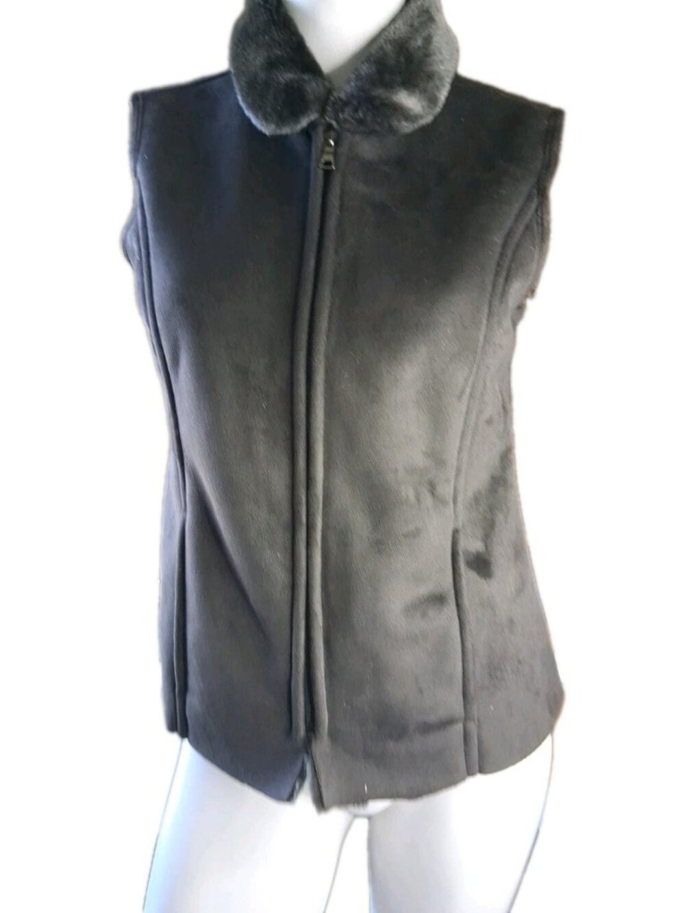 TCM Nature Trail Women's Brown Zip Up Comfortable Vest